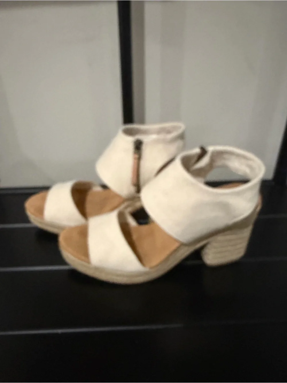 Toms Women’s Majorca Rope Platform Wedge Sandals - Size 9.5